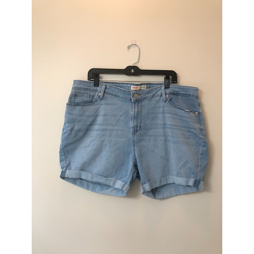 Levi Strauss Signature Women's Size 20 Mid Rise Jean Shorts